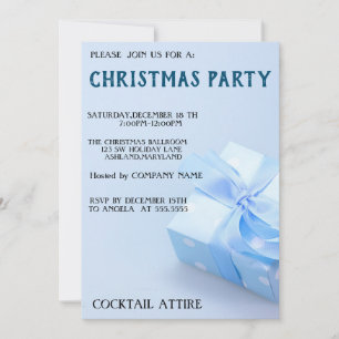 Perfect, Cool, Blue Gift Invitation