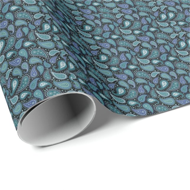 Perfect, Cool Blue  Wrapping Paper (Roll Corner)
