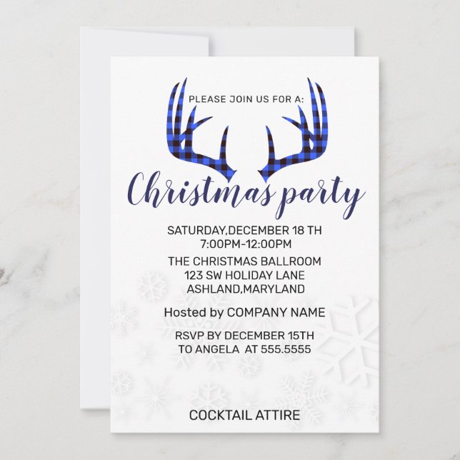 Perfect, Cool, Christmas  Invitation (Front)
