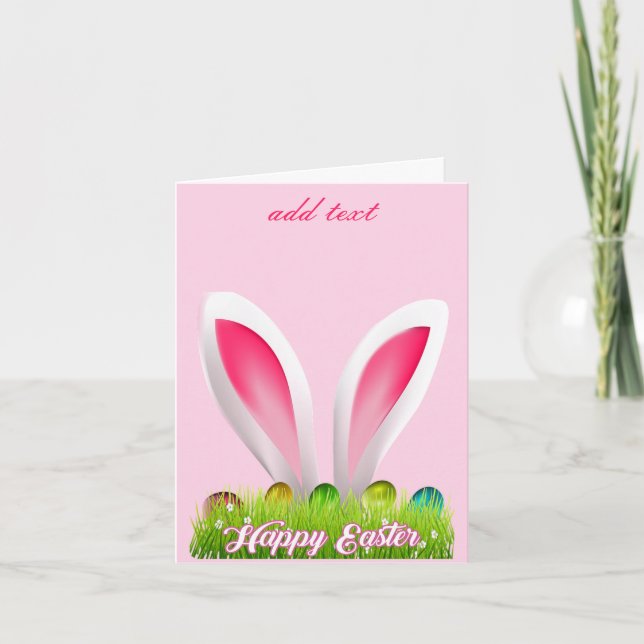 Perfect, Cool Happy Easter, Bunny Announcement (Front)