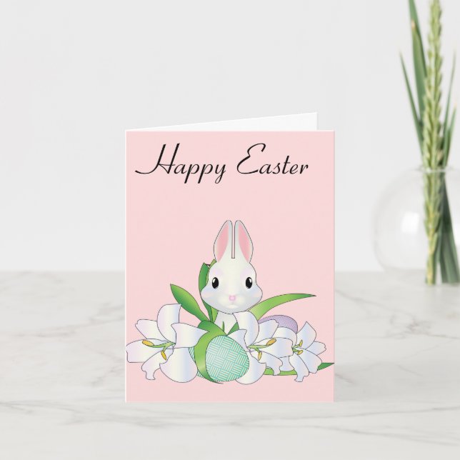 Perfect, Cool Happy Easter,  Bunny Announcement (Front)