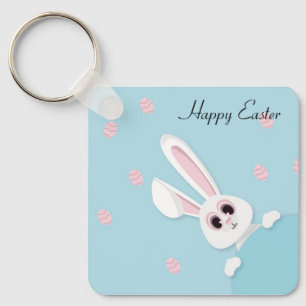 Perfect, Cool Happy Easter,  Bunny  Keychain