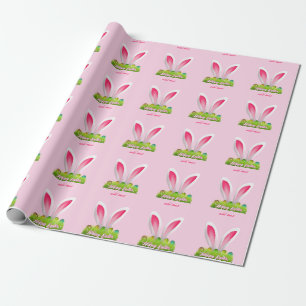 Perfect, Cool Happy Easter, Bunny Wrapping Paper