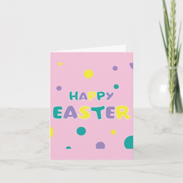Perfect, Cool Happy Easter,  Eggs Announcement (Front)