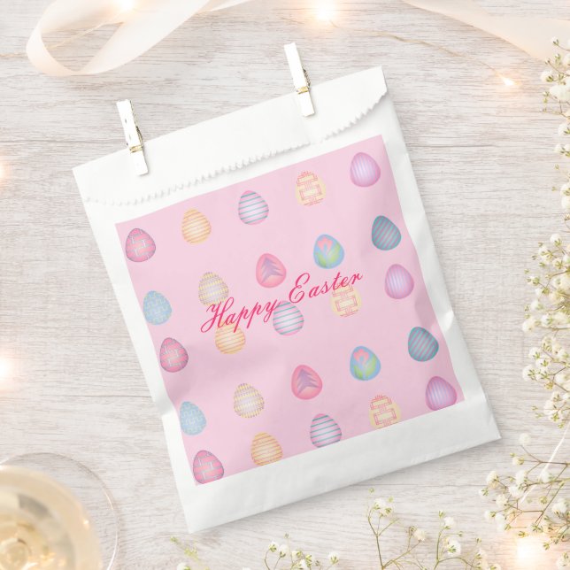 Perfect, Cool Happy Easter, Eggs  Favour Bag (Clipped)