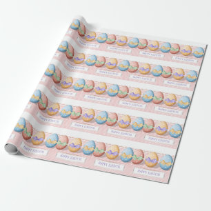 Perfect, Cool Happy Easter,  Eggs  Wrapping Paper
