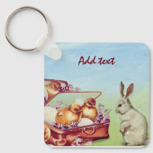 Perfect, Cool Happy Easter Vintage   Keychain