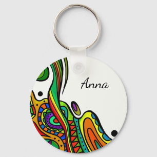 Perfect, Cool Rainbow  Keychain