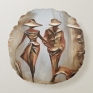 Perfect couple  round pillow