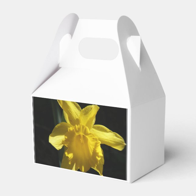 Perfect Daffodil Favor Box (Front Side)