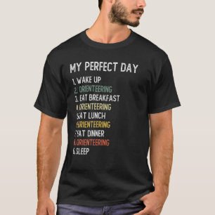 Perfect Day Orienteering Men Boys Teen Orienteeri T-Shirt