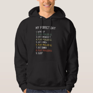 Perfect Day Pickleball Men Boys Teen Pickleball Hoodie