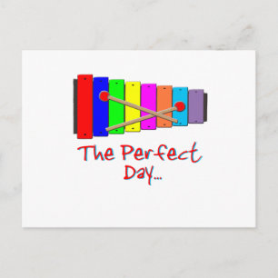 Perfect Day Xylophone Postcard