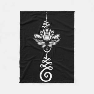 Perfect Design Idea For Yoga Women Esoteric Unalom Fleece Blanket