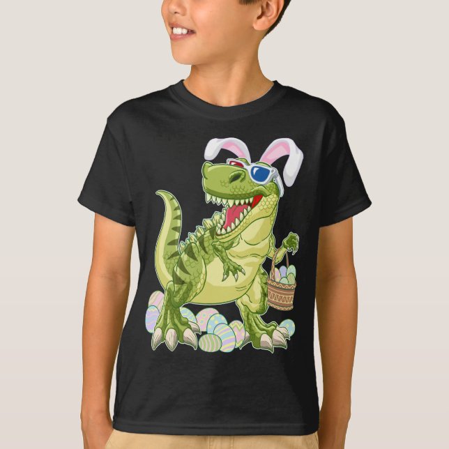 Perfect Easter Dinosaur Shirt Boys TRex Dino (Front)