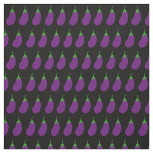 Perfect Eggplants Fabric