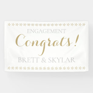 Perfect!! Engagement party custom banner! Banner