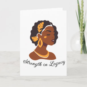 Perfect for Black History Month 2026 celebration  Card