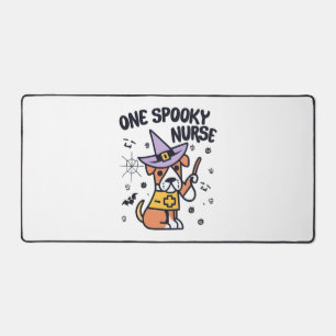 Perfect for Dog Lovers and Health Pros One Spooky  Desk Mat