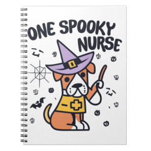 Perfect for Dog Lovers and Health Pros One Spooky Notebook