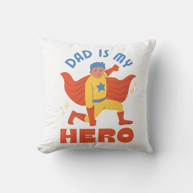 Perfect for Father’s Day Celebration  Throw Pillow (Front)