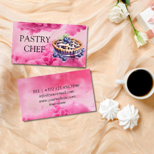 Perfect for Sweet Bites and Beautiful Treats Chef  Business Card