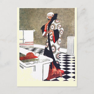 Perfect for the bathroom postcard