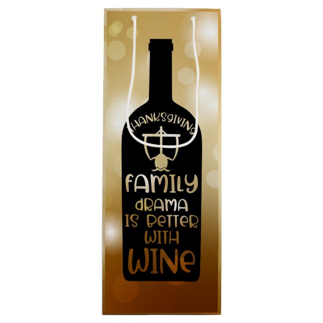 Perfect for Wine Lovers Gift Bag (Front)