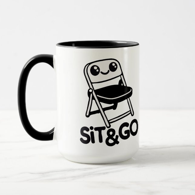Perfect for Your Morning Coffee Sit & Go Mug (Left)