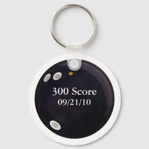Perfect Game Score Keychain