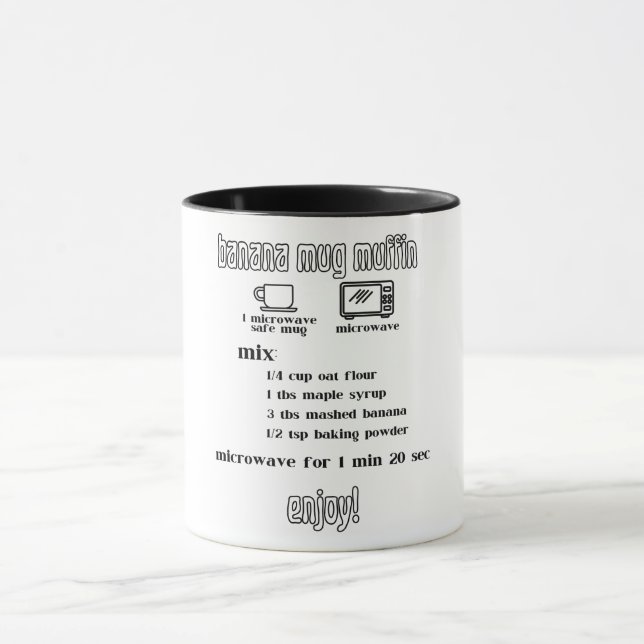 Perfect Gift/ Banana Mug Muffin Recipe (Center)