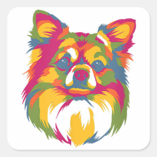 Perfect Gift for Dog Chihuahua Pet Lover  Square Sticker