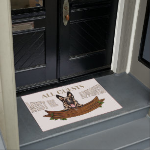 Perfect Gift for Dog Lovers Personalized Door Ma Doormat