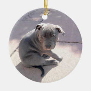 Perfect gift for the staffordshire bull terrier lo ceramic ornament
