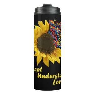 Perfect Gift Idea for Men / Women .Shirt for autis Thermal Tumbler