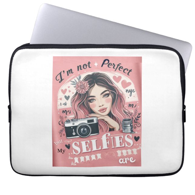 Perfect Girl Laptop Sleeve (Front)