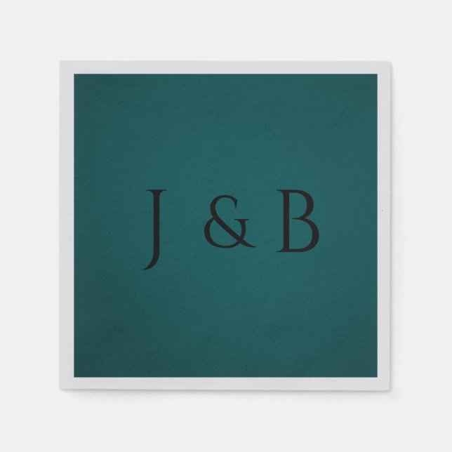 Perfect Green Customizable Napkin (Front)