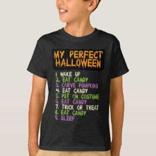Perfect Halloween Eat Candy Costume Boys Girls Kid T-Shirt