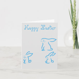 Perfect Happy Easter, Blue Bunny Announcement