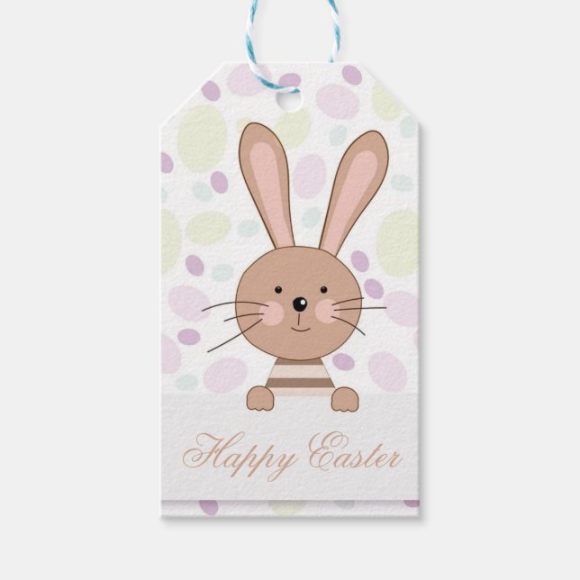 Perfect Happy Easter,  Bunny  Gift Tags (Front)