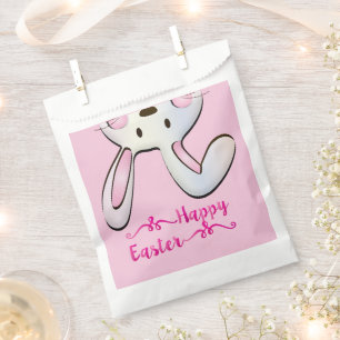 Perfect Happy Easter, Pink Bunny Favour Bag