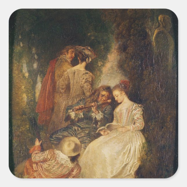 Perfect Harmony Square Sticker (Front)