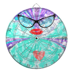 Perfect heart dartboard
