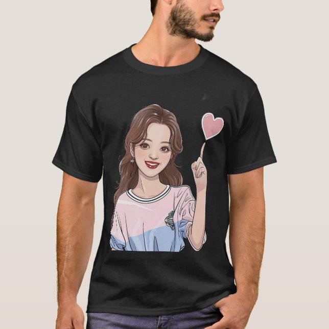 Perfect Heart Gesture T-shirts (Front)