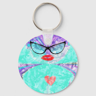 Perfect heart keychain