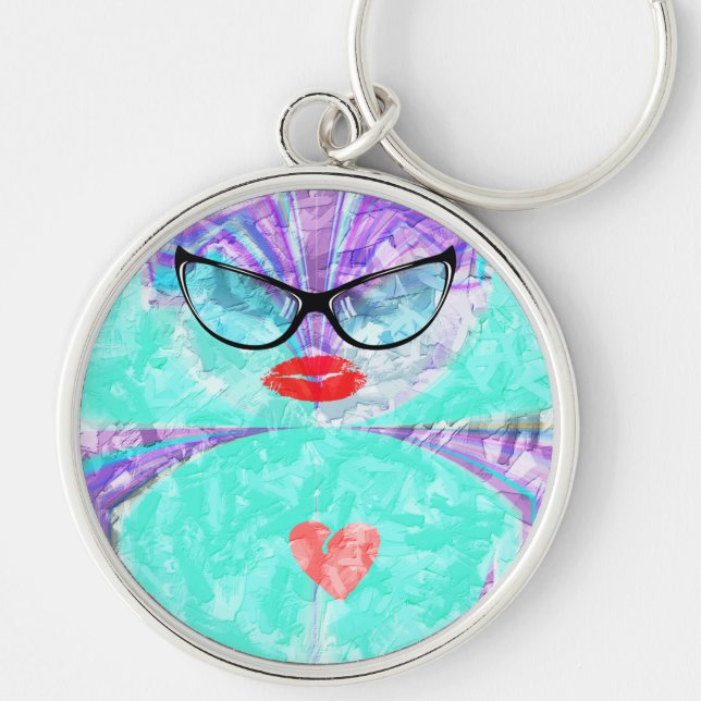 Perfect heart keychain (Front)