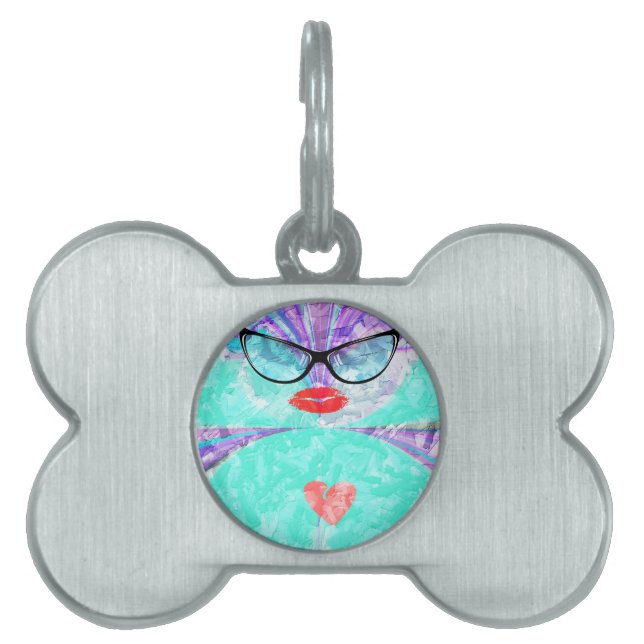 Perfect heart pet tag (Front)