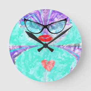 Perfect heart round clock