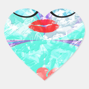 Perfect heart sticker