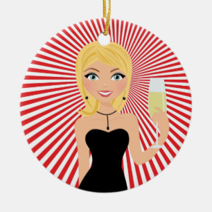 Perfect Hostess - SRF Ceramic Ornament